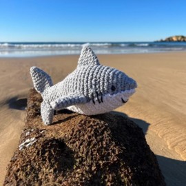 Shark Maverick - eco barbante - Amigurumi (complete set inclusief haaknaald)