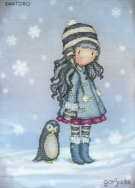 Bothy threads - Gorjuss - Blizzard - Met geprinte achtergrond