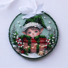 ABT068 KRALEN BORDUURPAKKET Decoratie Hanger - Fairytale Elf