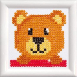 Diamond Dotz - Mr Handsome - 9.5 x 9.5 cm - met lijst