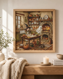 105 - Borduurpakket AVA Stitch - Autumn Magic Kitchen - Herfst Magische Keuken
