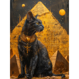 VA823 - DP - Canvas op houten frame - EGYPTISCHE GEHEIMEN - 30 x 40 cm