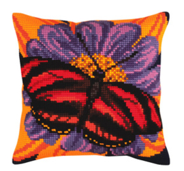 5306 KUSSENBORDUURPAKKET BUTTERFLY - COLLECTION D'ART