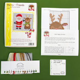 Borduurpakket Kate Hadfield - Merry Friends