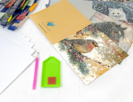 348-0923 - Jolly Little Friends – DIY Diamond Painting Christmas Card Set (6)