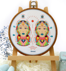 ZODIAC SIGNS - Embroidery (TWEELING)