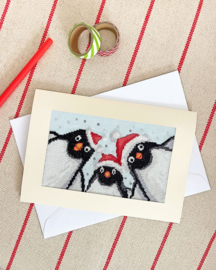 Borduurpakket Julie Oldham -Penguin Selfie - Bothy Threads