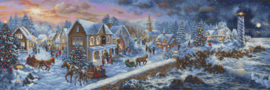 Borduurpakket LETI 8007 Holiday at Seaside (by Nicky Boehme's Painting) KINGSIZE