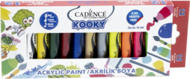 Cadence Kooky Acrylverf Set 12x15 ml
