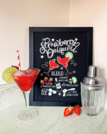 Borduurpakket Letters By Julia - Strawberry Daiquiri - Bothy Threads