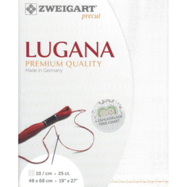 PRECUT ZWEIGART LUGANA 48 x 68 cm (PREMIUM)