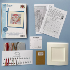 Borduurpakket Jenny Barton - Jolly Santa - Bothy Threads