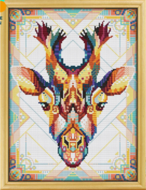 Borduurpakket Mandala Giraf - 469-2 - Awesome Pattern Studio