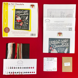 Borduurpakket - Letters by Julia - Festive Hot Chocolate - Bothy Threads
