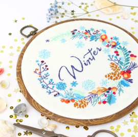 Winter Wreath - Embroidery (Winterkrans)