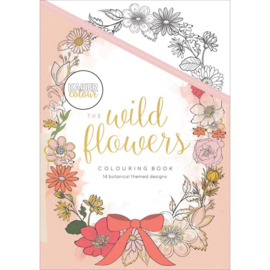 KAISER COLOURING BOOK - WILD FLOWERS - 14 bloemen thema ontwerpen