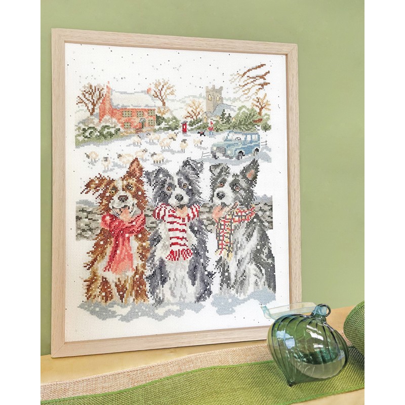 Borduurpakket Hannah Dale - While Shepherds Watched - Bothy Threads