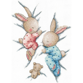 SANS-70 - Sleeping bunnies - Slapende konijntjes - Andriana