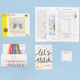 Borduurpakket Sarah Summers - Candy Cane Capers - Bothy Threads
