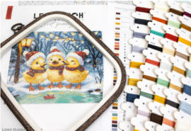 Borduurpakket LETI L9968 - Holiday Ducklings - Vakantie Eendjes