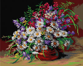 3589 - after Friedrich Meyer Rubritius - Still Life with Flowers - ORCHIDEA 40 x 50 - (STRAMIEN)