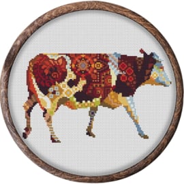 Borduurpakket Mandala Koe - 1160 - Awesome Pattern Studio