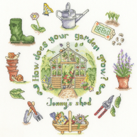 Borduurpakket Amanda Loverseed - How Does Your Garden Grow - 