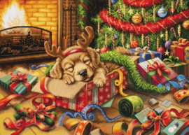 BU5079 Borduurpakket Luca-S - Santa’s Little Troublemaker - De Onruststoker
