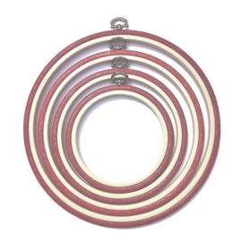 Kunststof SIERborduurring 20 cm ROOD