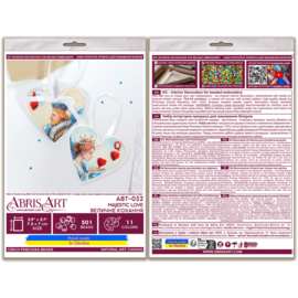 ABT052 KRALEN BORDUURPAKKET Decoratie Hanger - Majestic Love