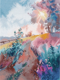1643  Borduurpakket - Riot of colors - OVEN