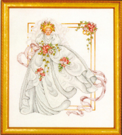 BORDUURPATROON THE BRIDE - VERMILLION STITCHERY