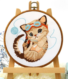 Kitten - Embroidery (Katje)