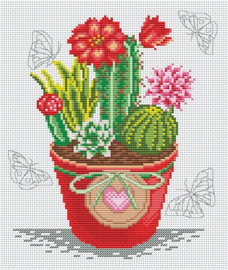 1273 - Borduurpakket VDV - Cacti - Cactussen