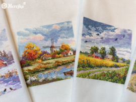 Borduurpakket Autumn - Merejka (278B) Weefstof