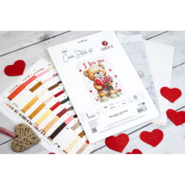 B1441 - Borduurpakket -  Bouquet of Love - Boeket met Liefde - Luca-S