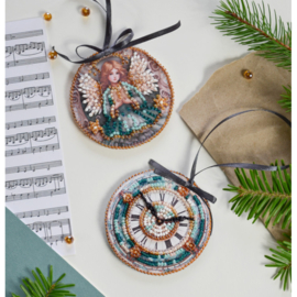 ABT032 KRALEN BORDUURPAKKET Decoratie Hanger - The spirit of the Holiday