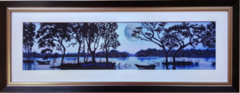 CP3228 Borduurpakket Nova Sloboda - Moonlight Night - Maanverlichte Nacht - bewerkte achtergrond