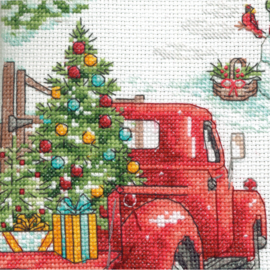 70-09619 - Holiday Farm Stocking  - Dimensions