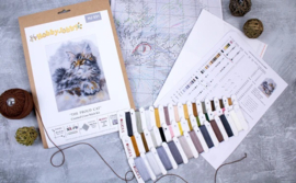 Borduurpakket HobbyJobby - The Proud Cat - De Trotse Kat