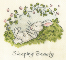Borduurpakket Anita Jeram - Sleeping Beauty - Bothy Threads
