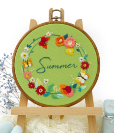 Summer Wreath - Embroidery (Zomerkrans)