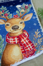 AH-002 Borduurpakket ABRIS ART - Santa's Helper