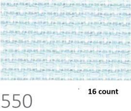 PREMIUM PRECUT AIDA - 48X53CM - (550) BABYBLAUW 16 count