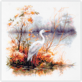 070-009 - White Heron - Magic Needle