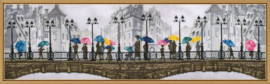 CP2217 Borduurpakket Nova Sloboda - Bright rain - Heldere Regen - (bewerkte achtergrond)