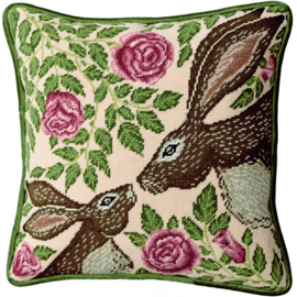 PETIT POINT BORDUURPAKKET CATHERINE ROWE - ENGLISH ROSES - BOTHY THREADS
