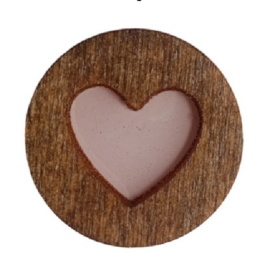 NEEDLEMINDER HOUT - ROSE HART