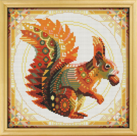 Borduurpakket Mandala Eekhoorn - 486-1 - Awesome Pattern Studio