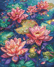 LT21 Water Lily - Diamond Painting - Letistitch